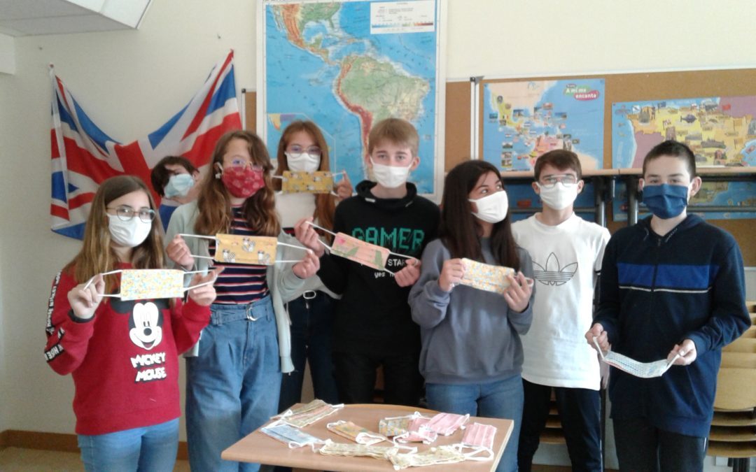 Les 5A fabriquent des masques