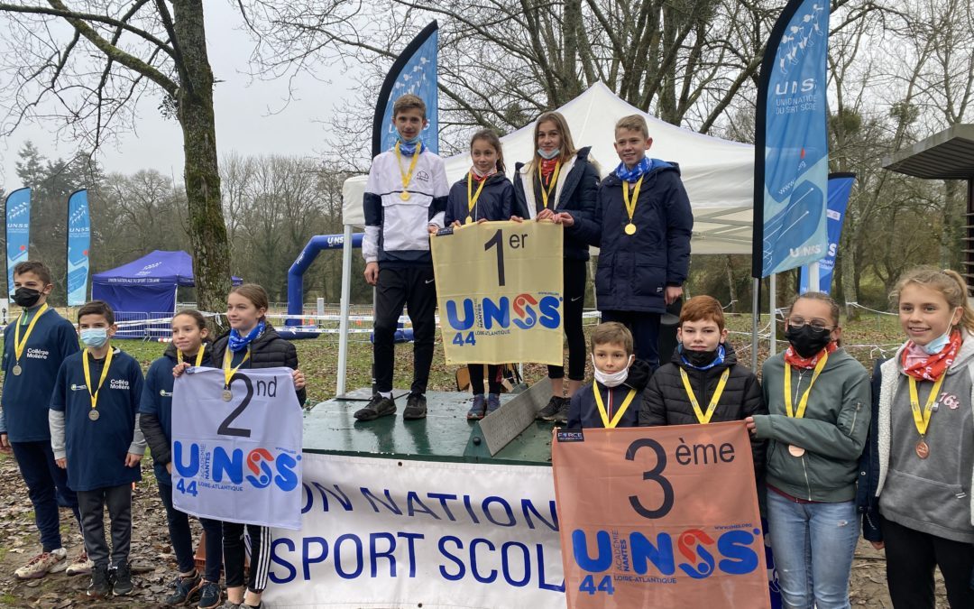 Les élèves du collège sont champions académiques de cross!