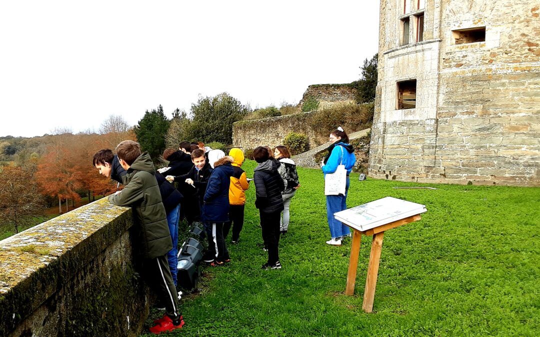 Des collègiens planchent sur la création d’un jeu vidéo pour le château d’Apremont